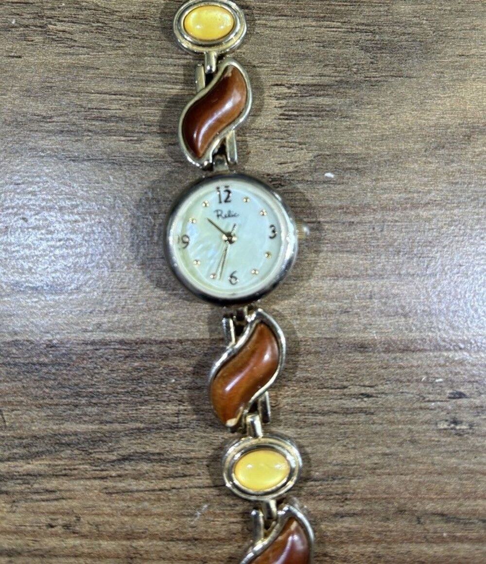 Women's Relic Quartz WR Analog 24mm Dial Casual Round Watch (F286) Untested AsIs